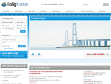 Tablet Screenshot of bolig-korsoer.dk